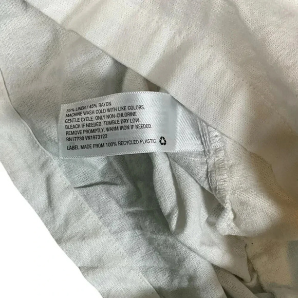 Universal Thread White Paperbag Casual Shorts Women's Small Pull On Drawstring - Picture 7 of 7